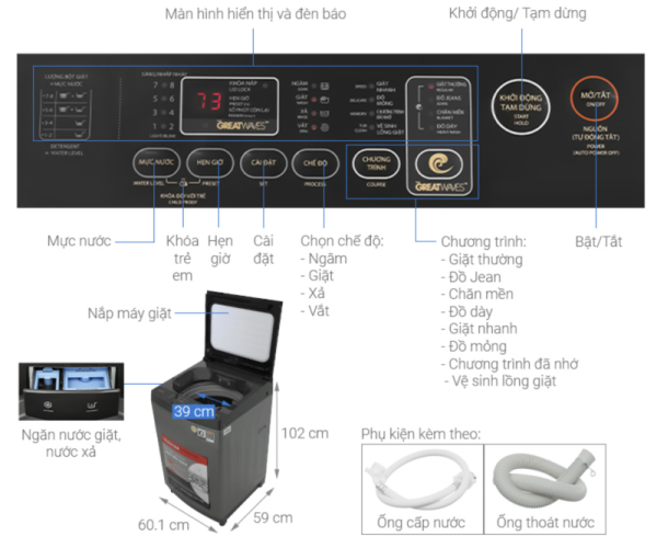 Máy giặt LG Inverter FB1209S6M